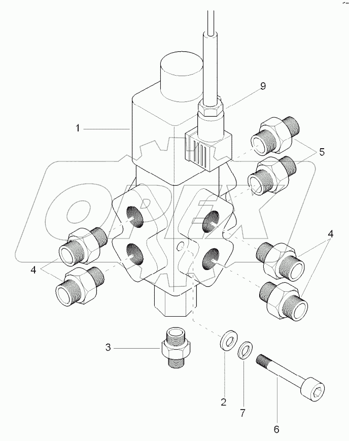  CHANGE OVER VALVE A: AG02694