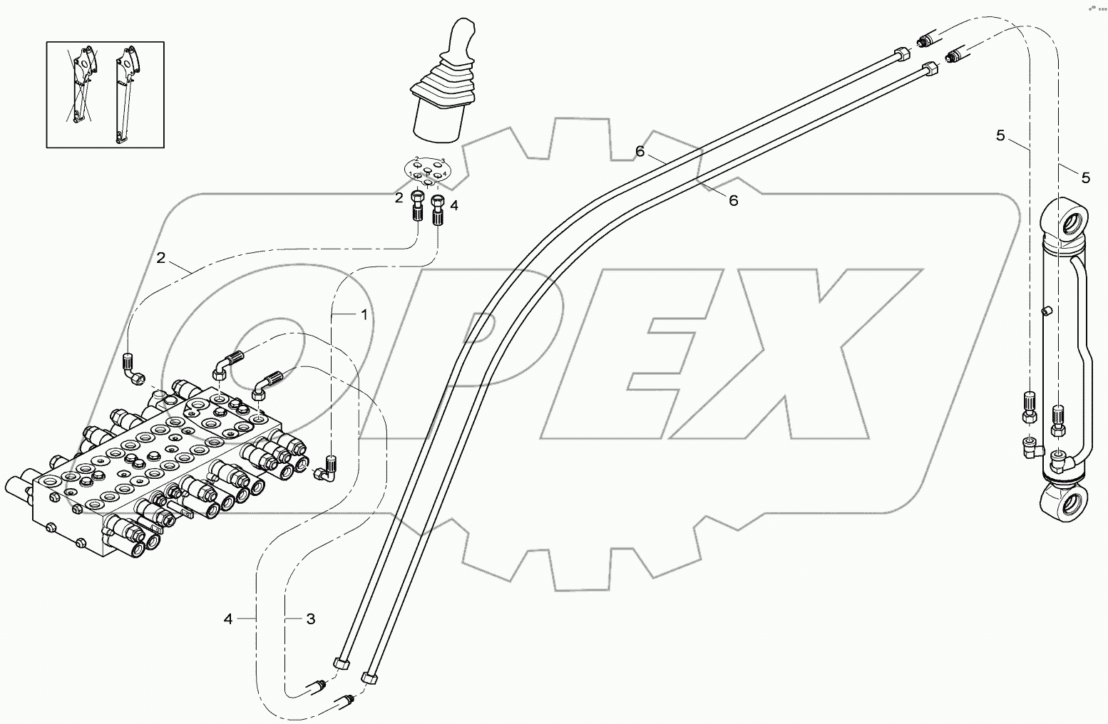  BUCKET OPERATION (DIPPERSTICK LONG)