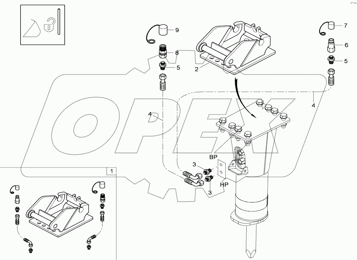  KIT HYDR. BREAKER (OPTION) SP