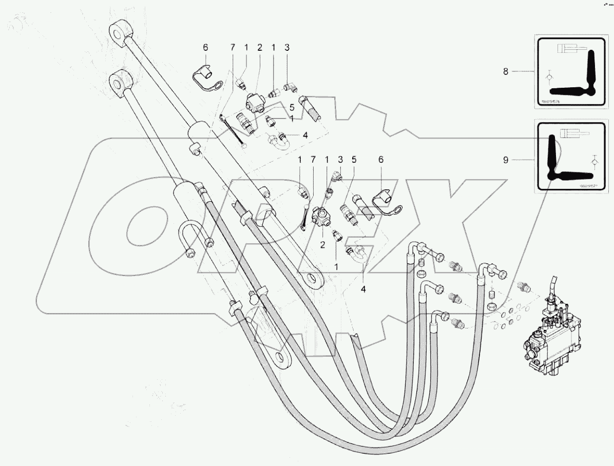  QUICK COUPLER TILT RAM