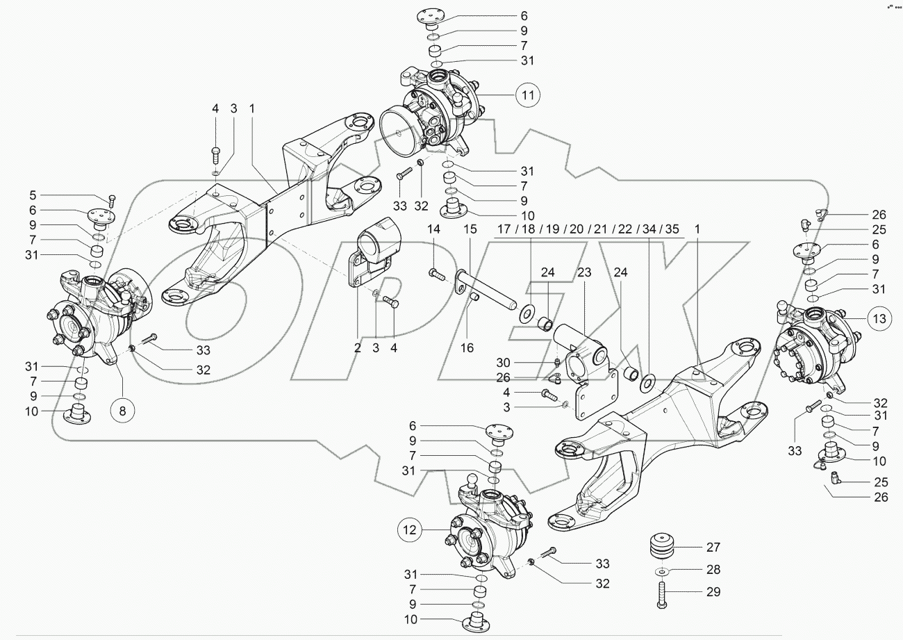  Axle attachment E:348012616