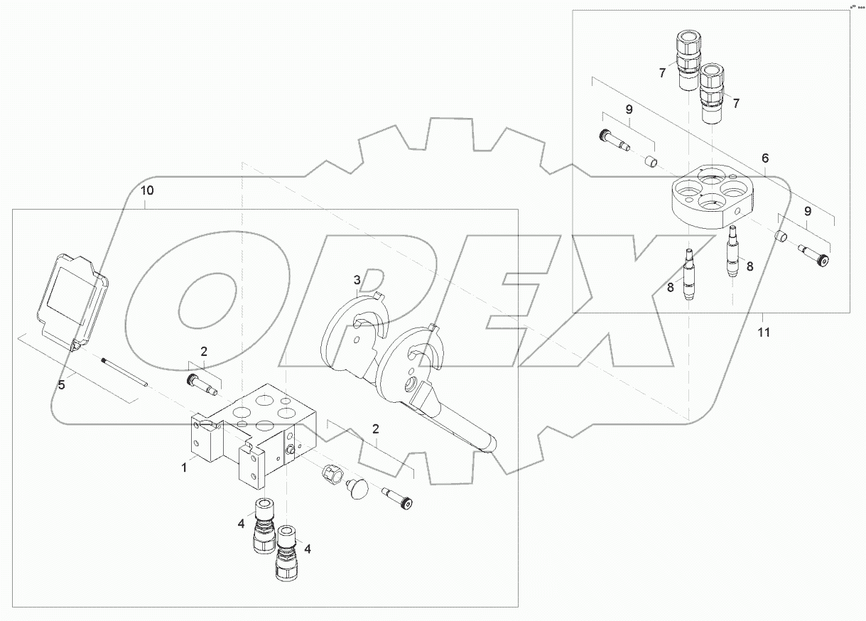  QUICK LOCK COUPLING Quick release fastener