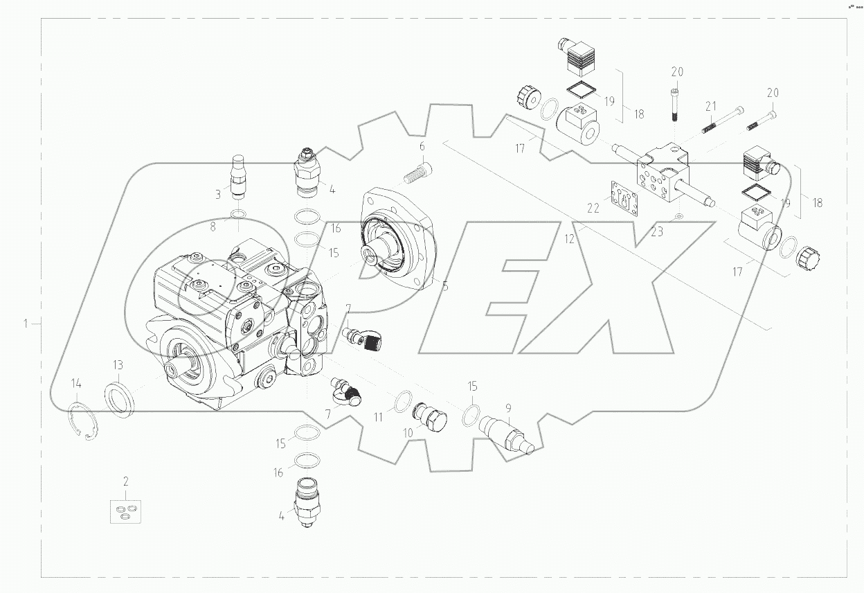  DISPLACEMENT PUMP 28km/h