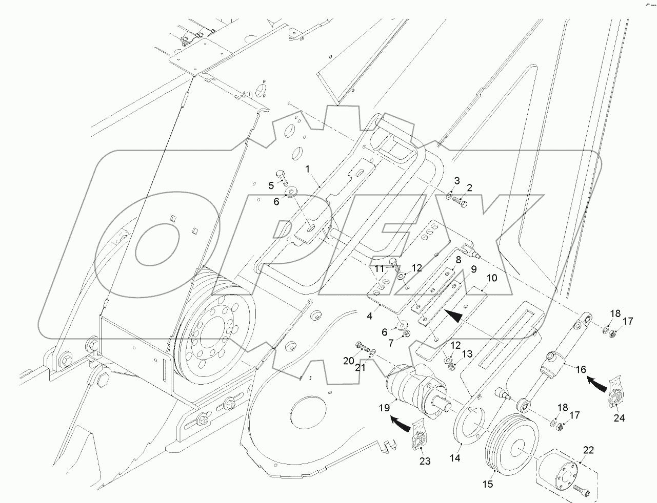  DRUM ROTATION DEVICE