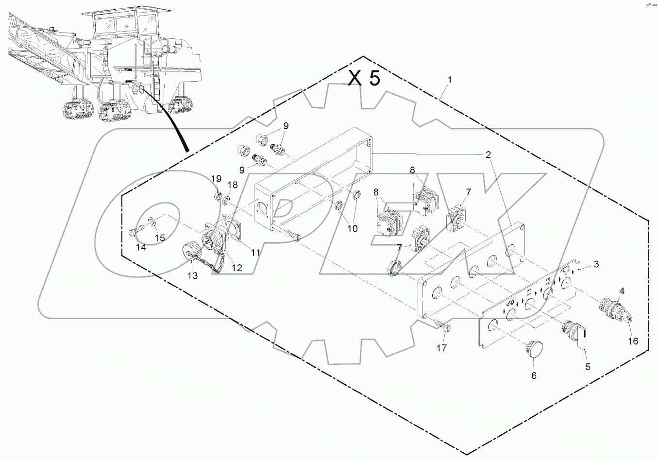  CONTROL UNIT I FRONT LEFT