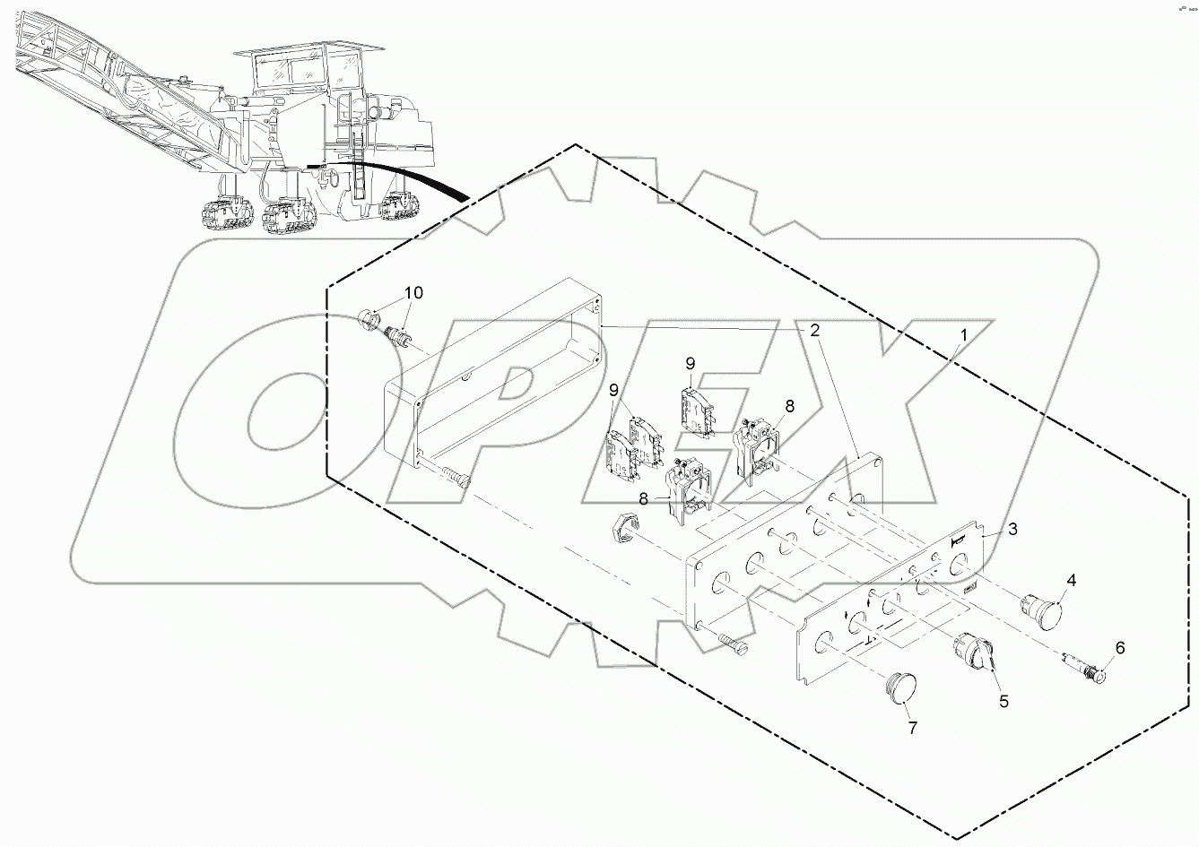 CONTROL UNIT II FRONT LEFT