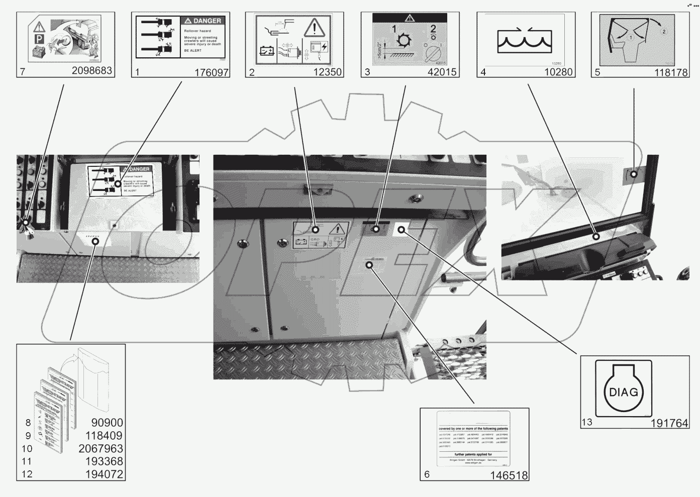  STICKERS OPERAT.STAND II (USA)