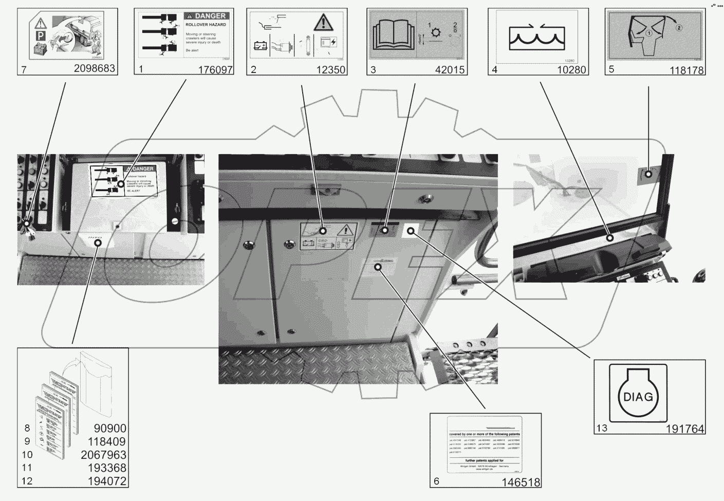  STICKERS OPERAT.STAND II (USA)