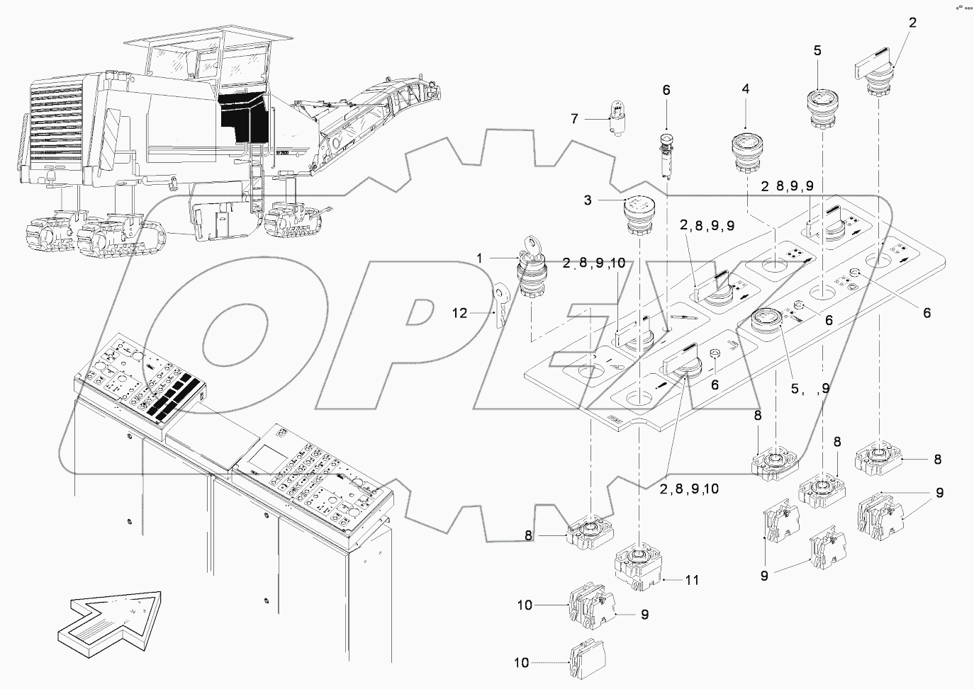 CONTROL PANEL LEFT IV