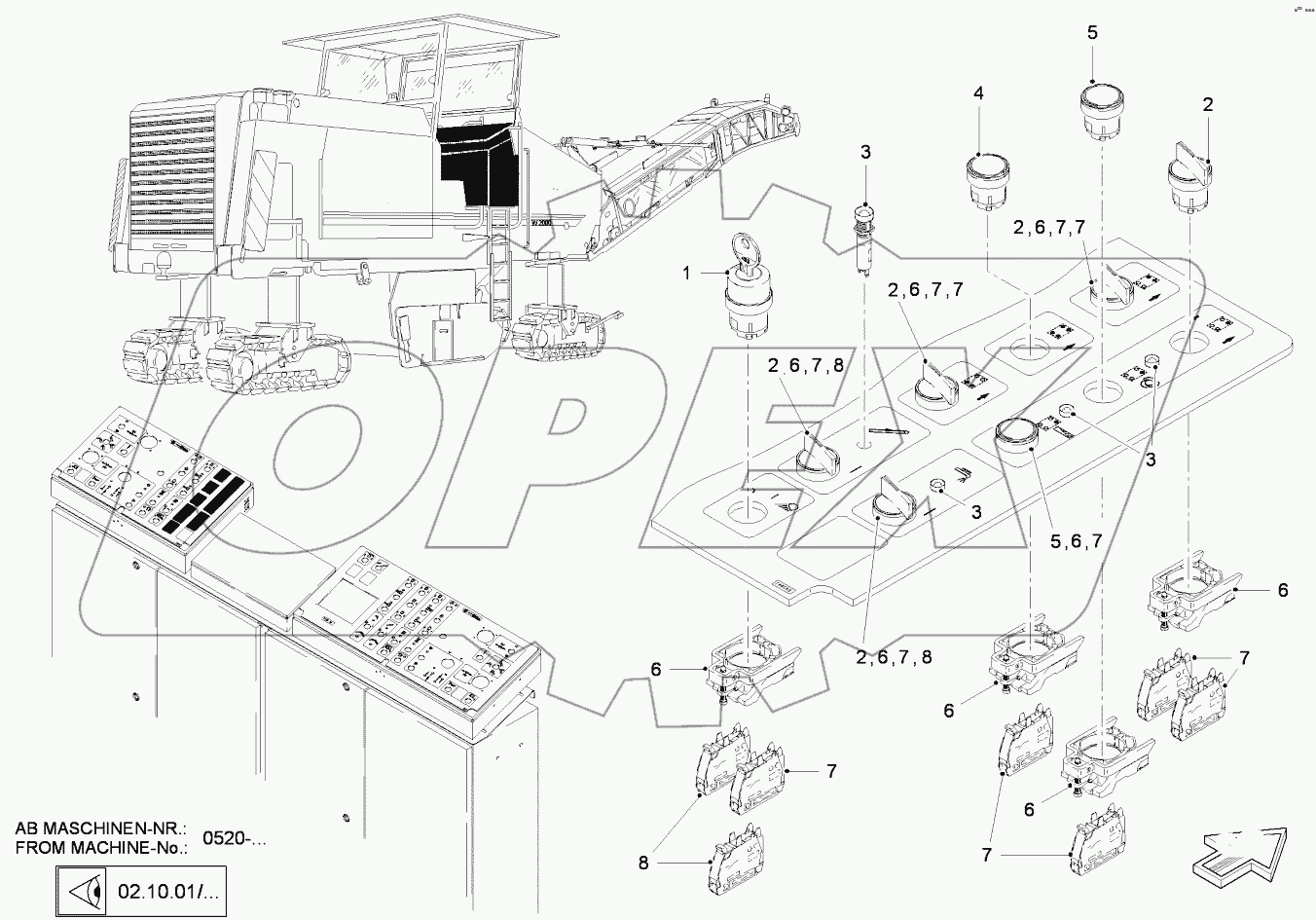  CONTROL PANEL LEFT IV