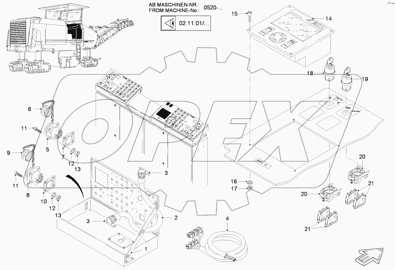  CONTROL PANEL RIGHT I