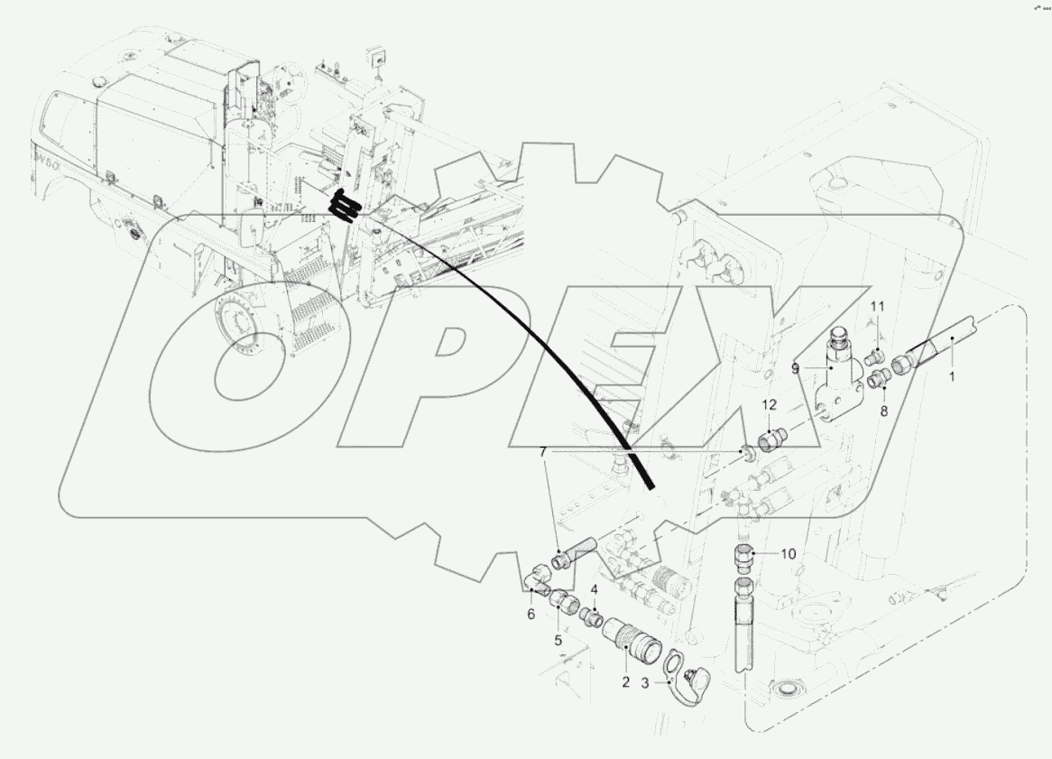  ADD.HYDRAULIC CONNECTOR