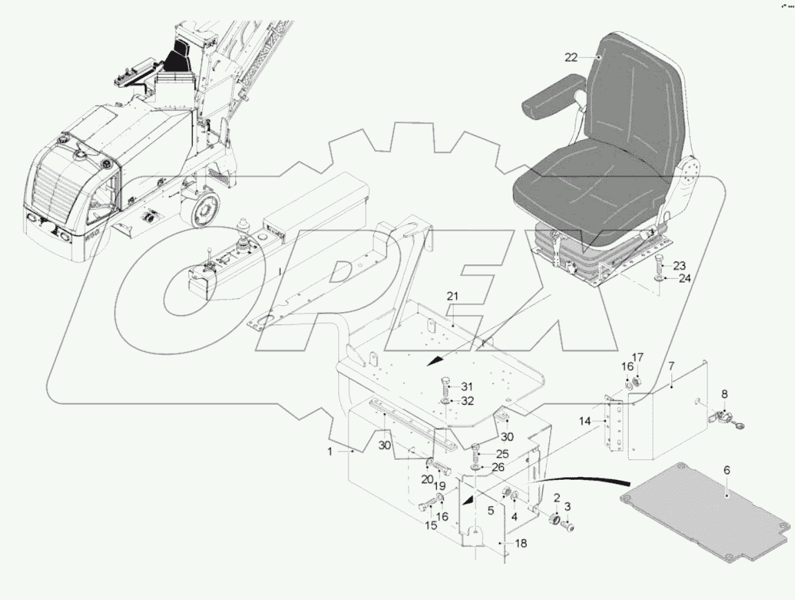  DRIVER'S SEAT: STANDARD
