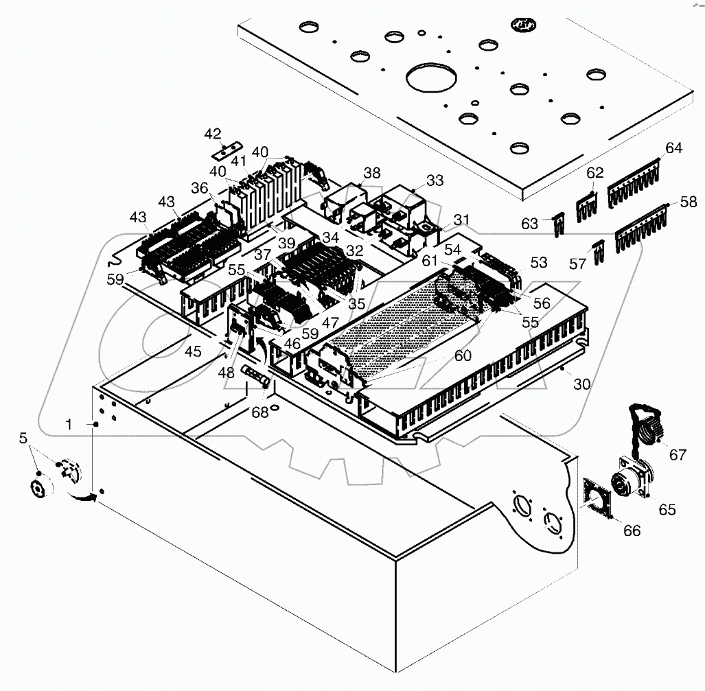  CONTROL UNIT MOUNTING PLATE