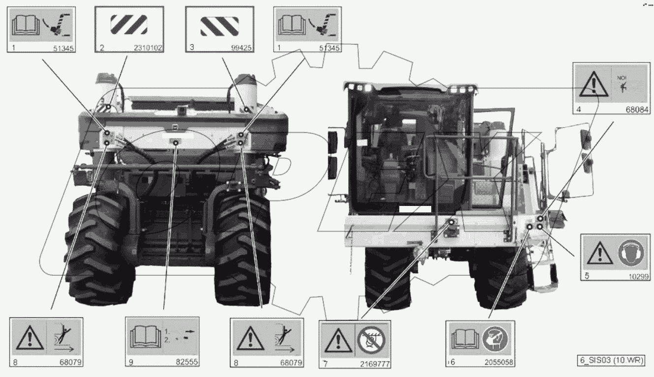 STICKER SECURITY, FRONT/REAR