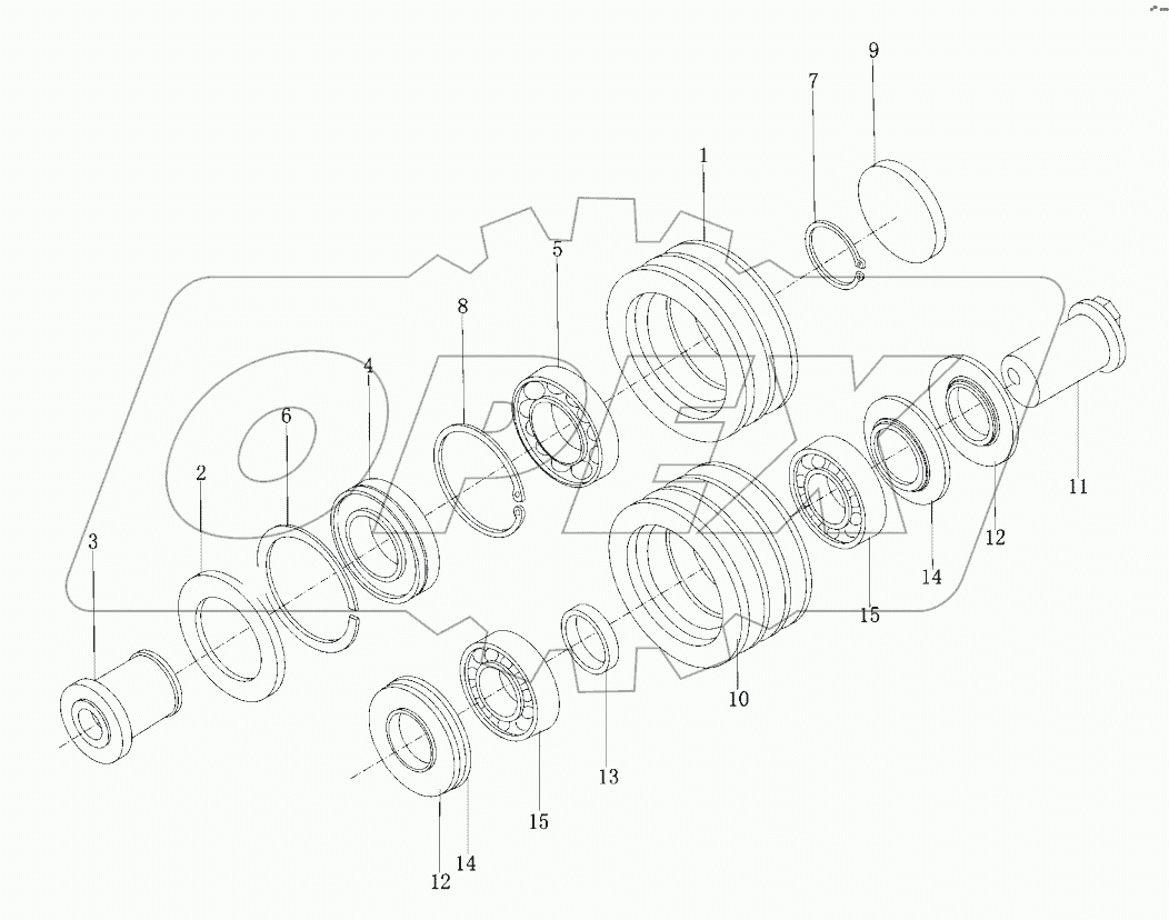  Поршень в сборе