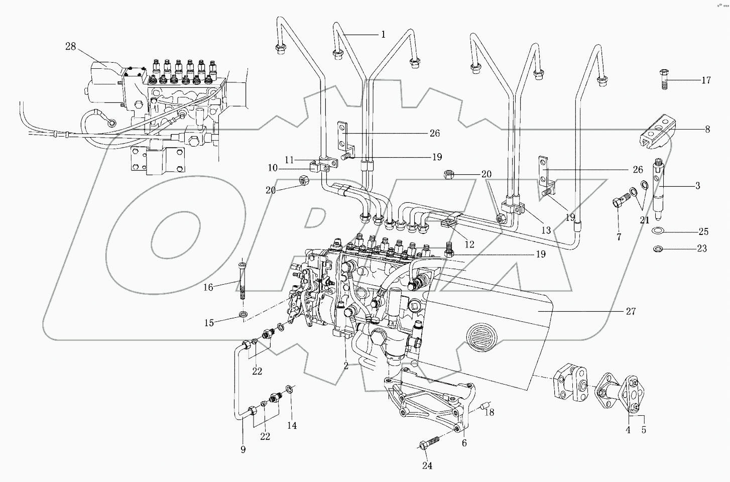  Кулачковый вал в сборе