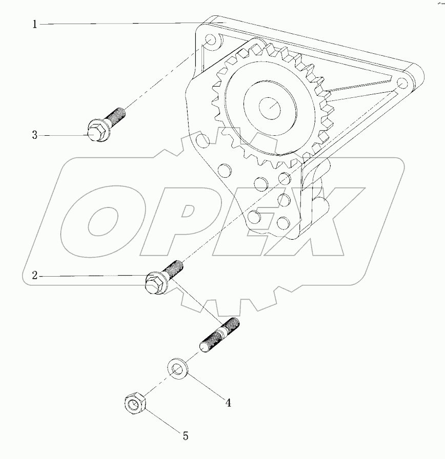  Масляный насос в сборе