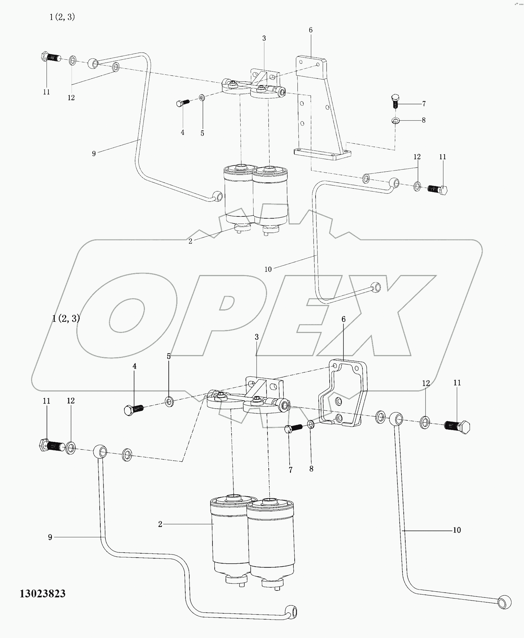  Топливный фильтр в сборе