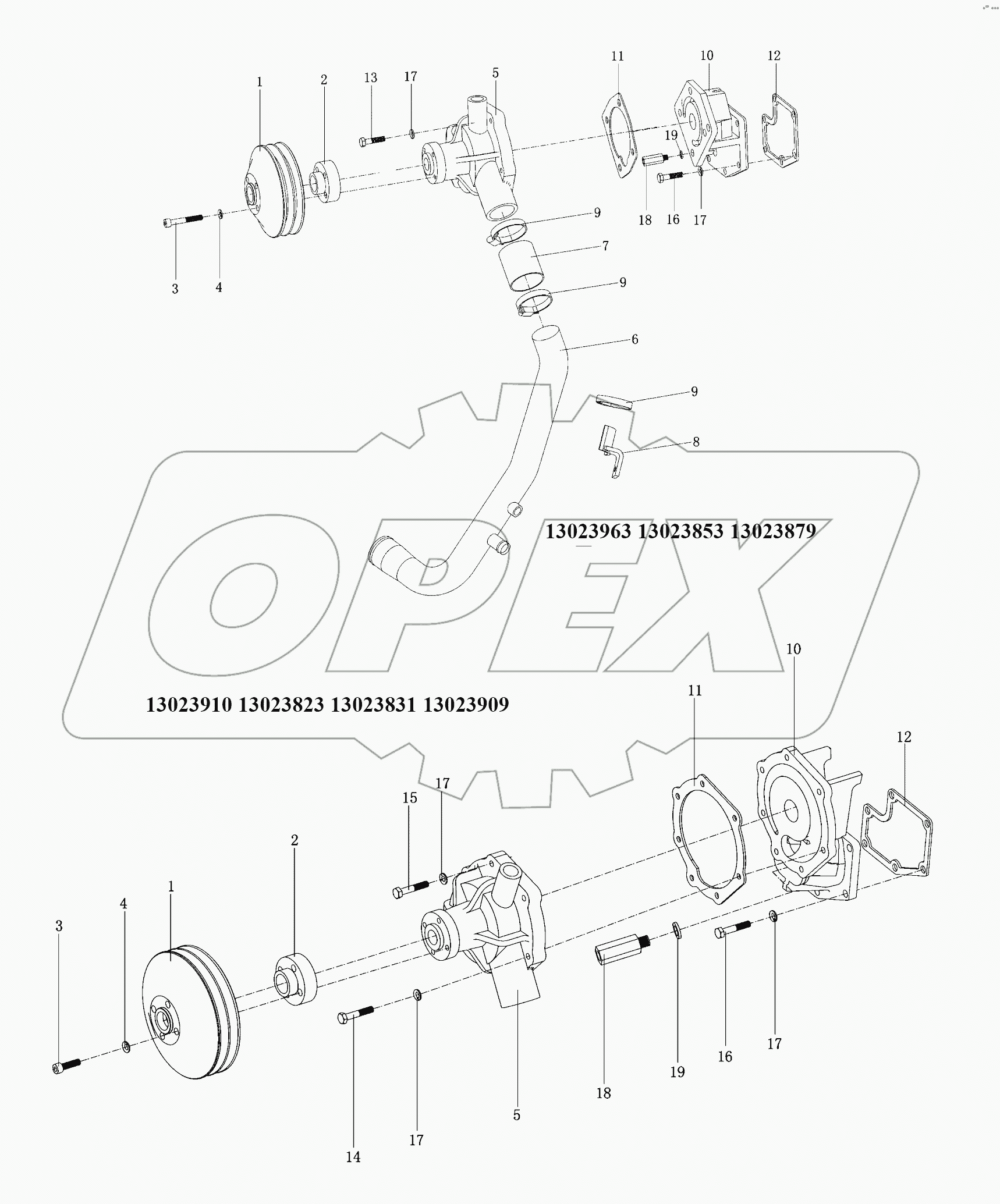  Промежуточная подставка в сборе