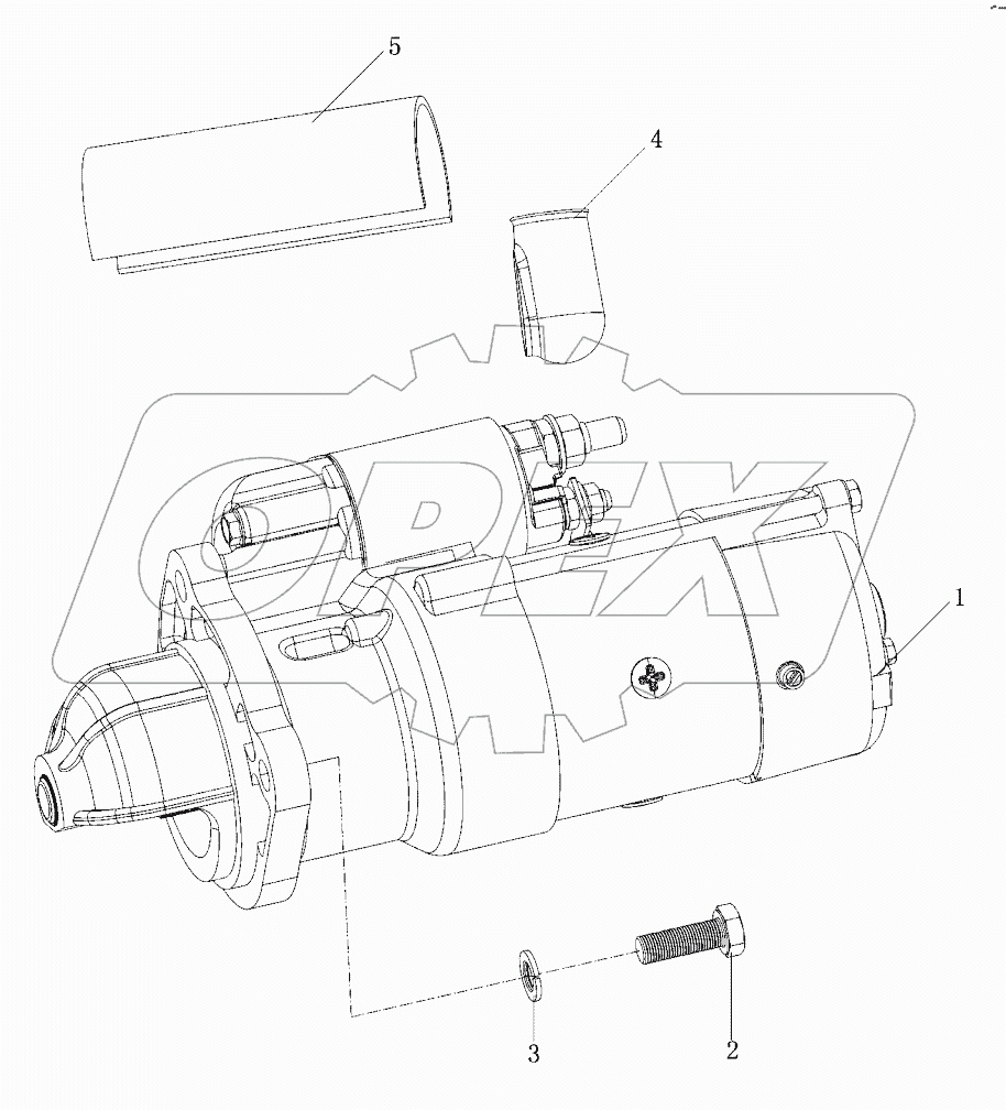  Стартер в сборе