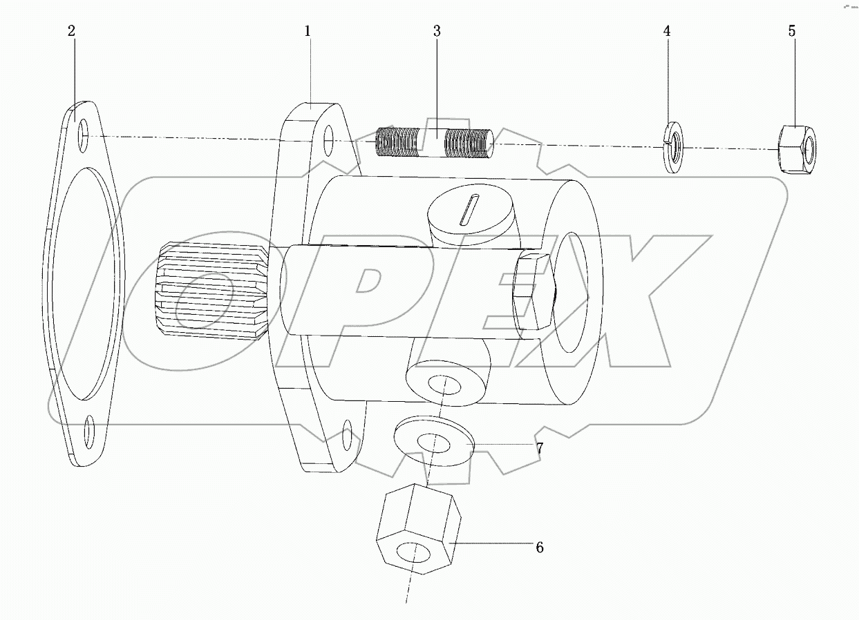  Гидравлический насос в сборе