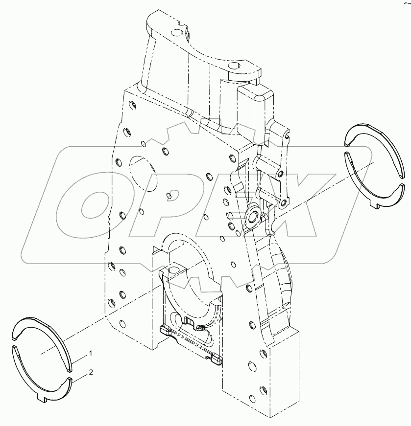  Thrust plate set