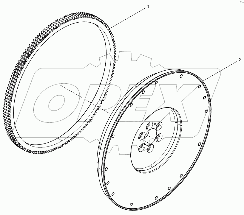  Flywheel combination