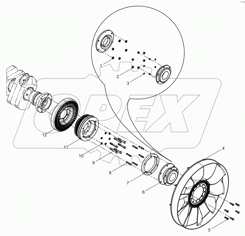 Crankshaft pulley