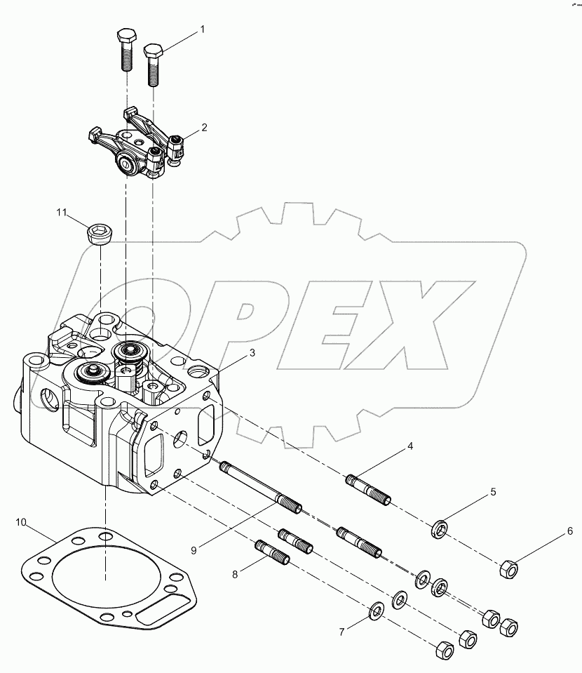  Cylinder head subassembly