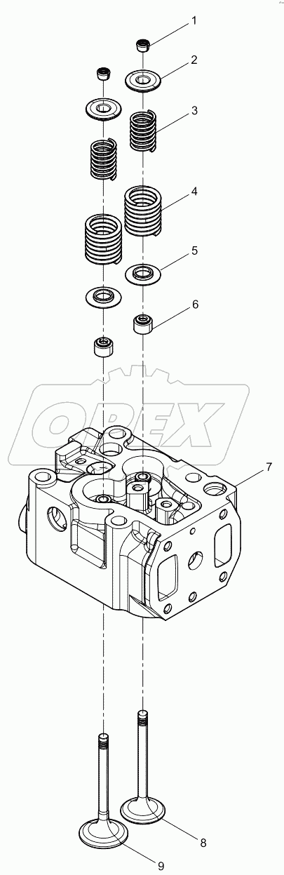  Cylinder head subassebly