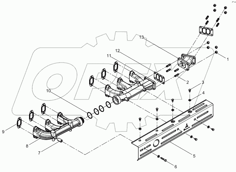  Exhaust pipe assembly