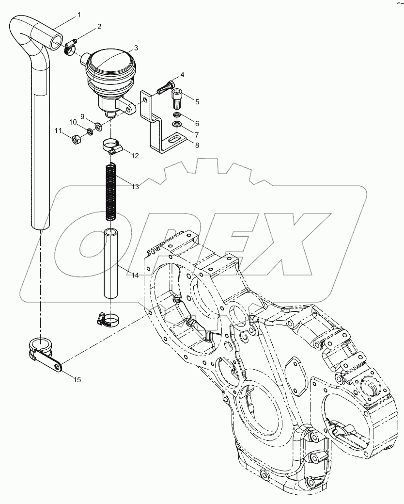 Oil-Gas separator assembly