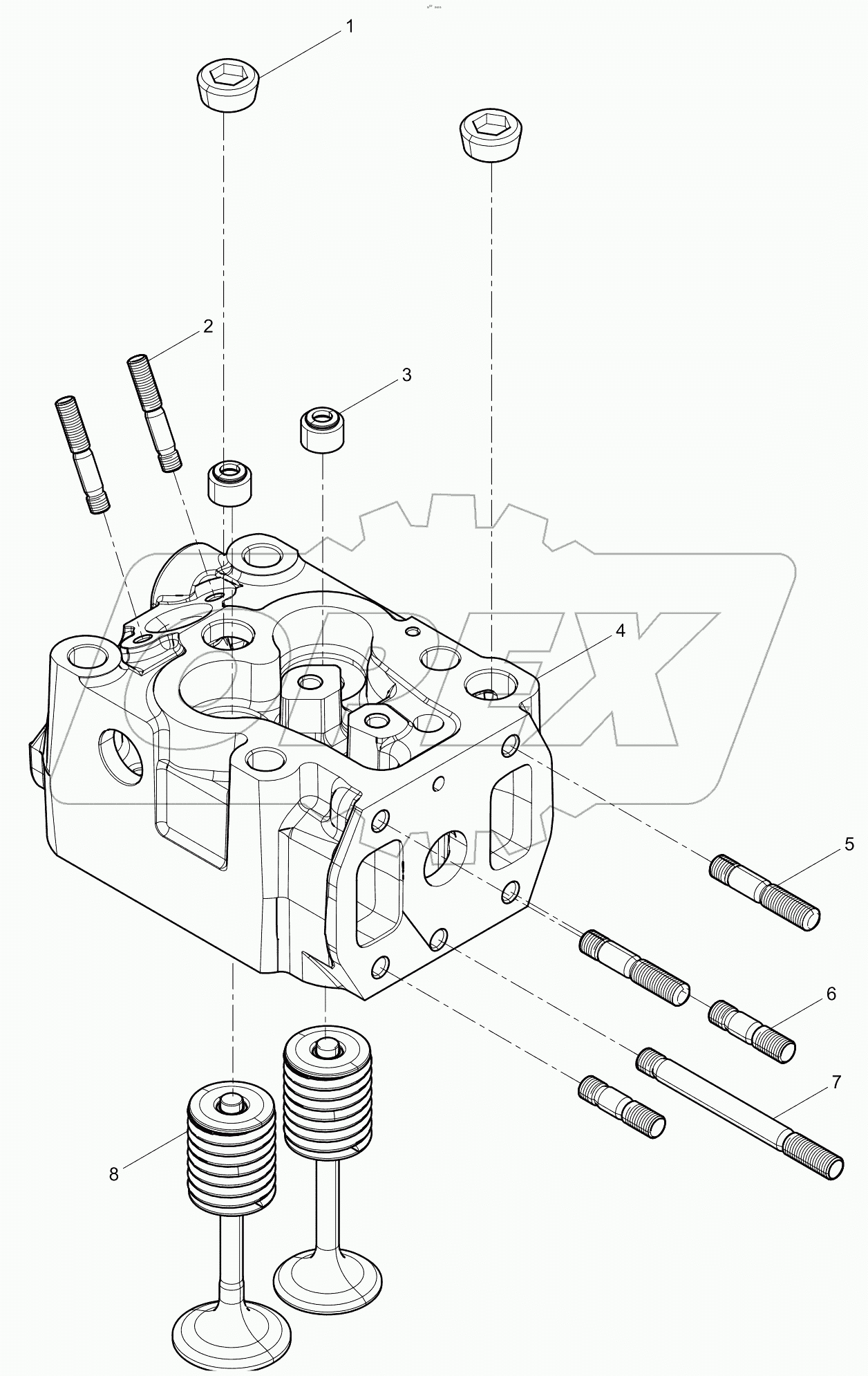  Cylinder head subassembly