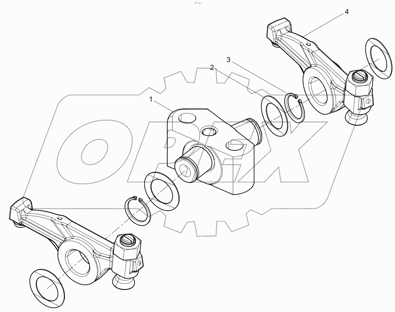  Rocker arm stand assembly
