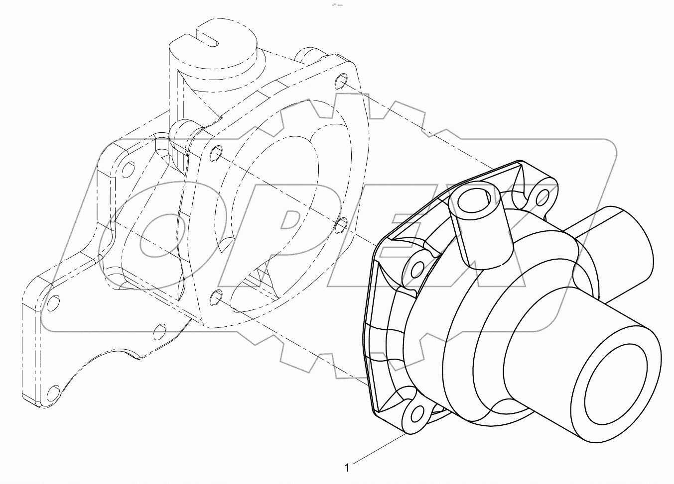  Water pump assembly