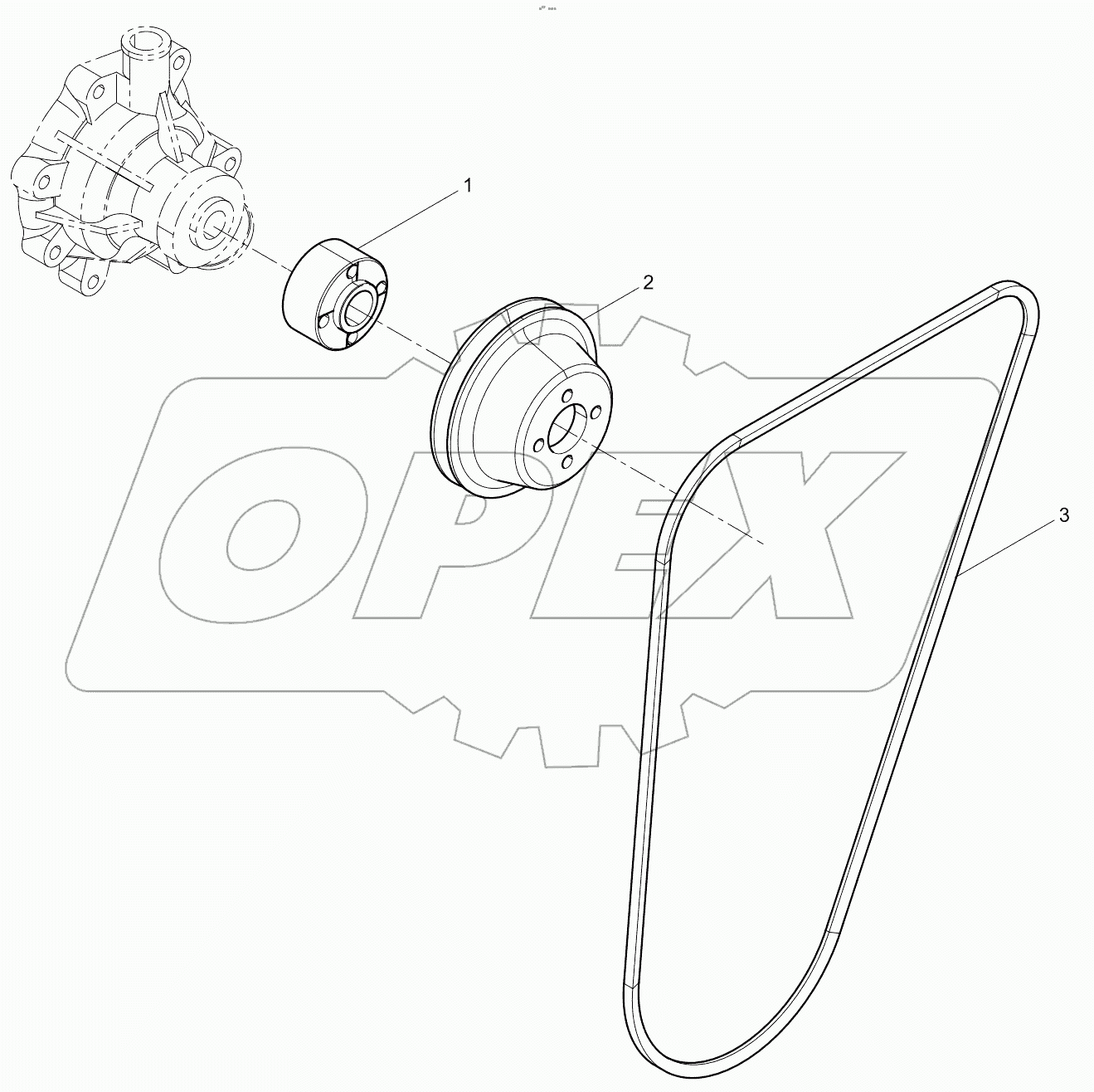  Water Pump Pulley Assembly
