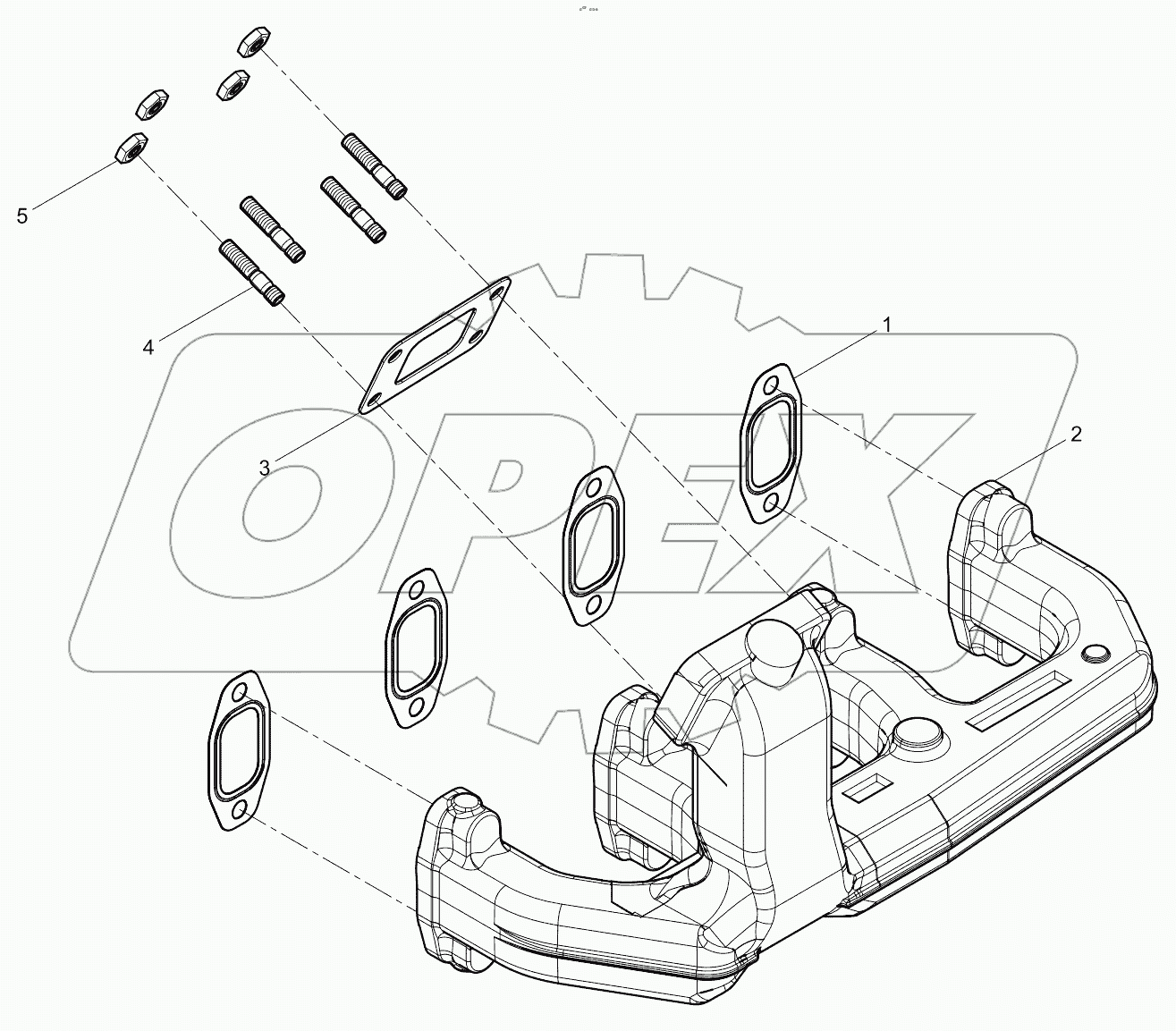  Exhaust pipe assembly