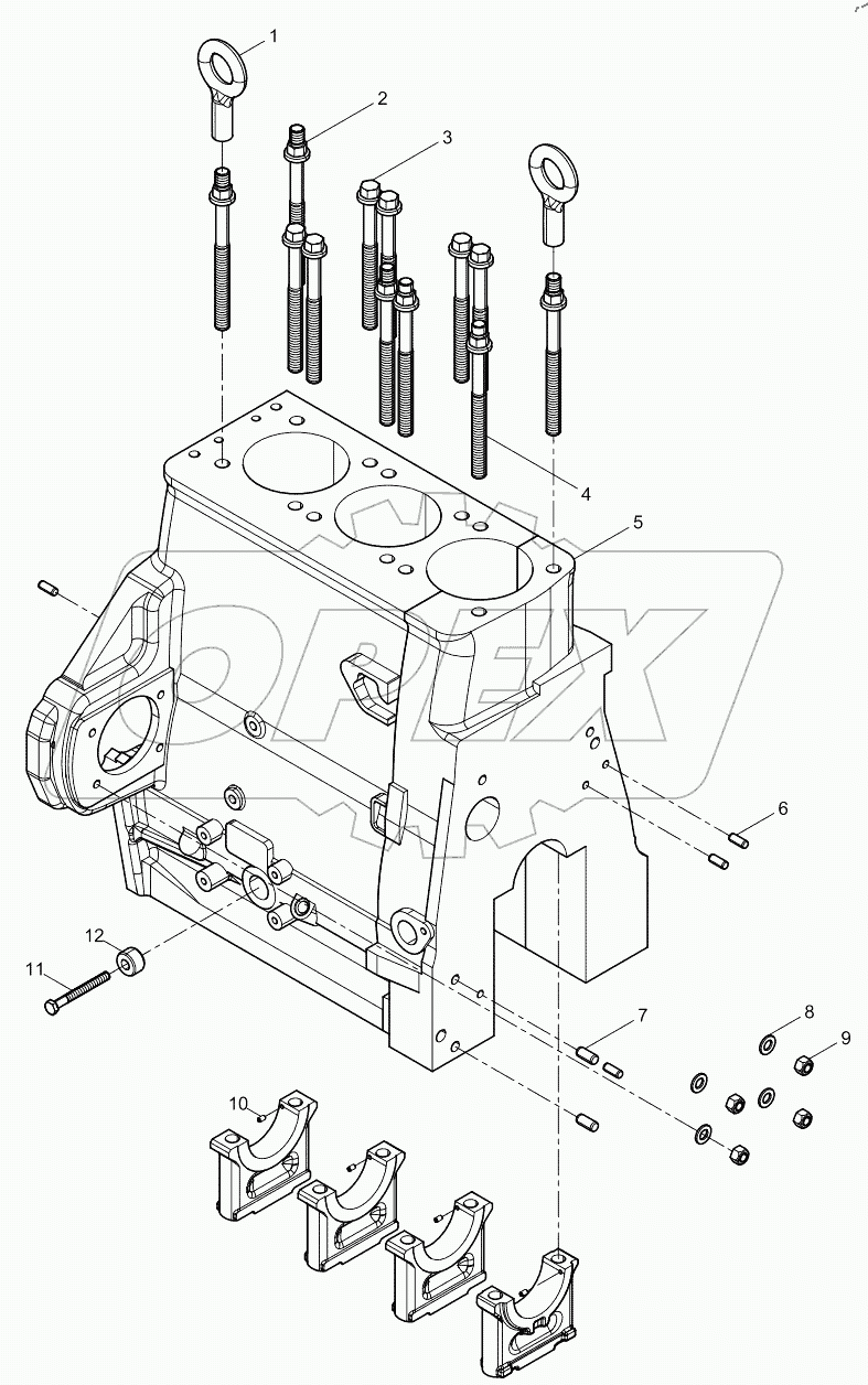  Cylinder block assembly