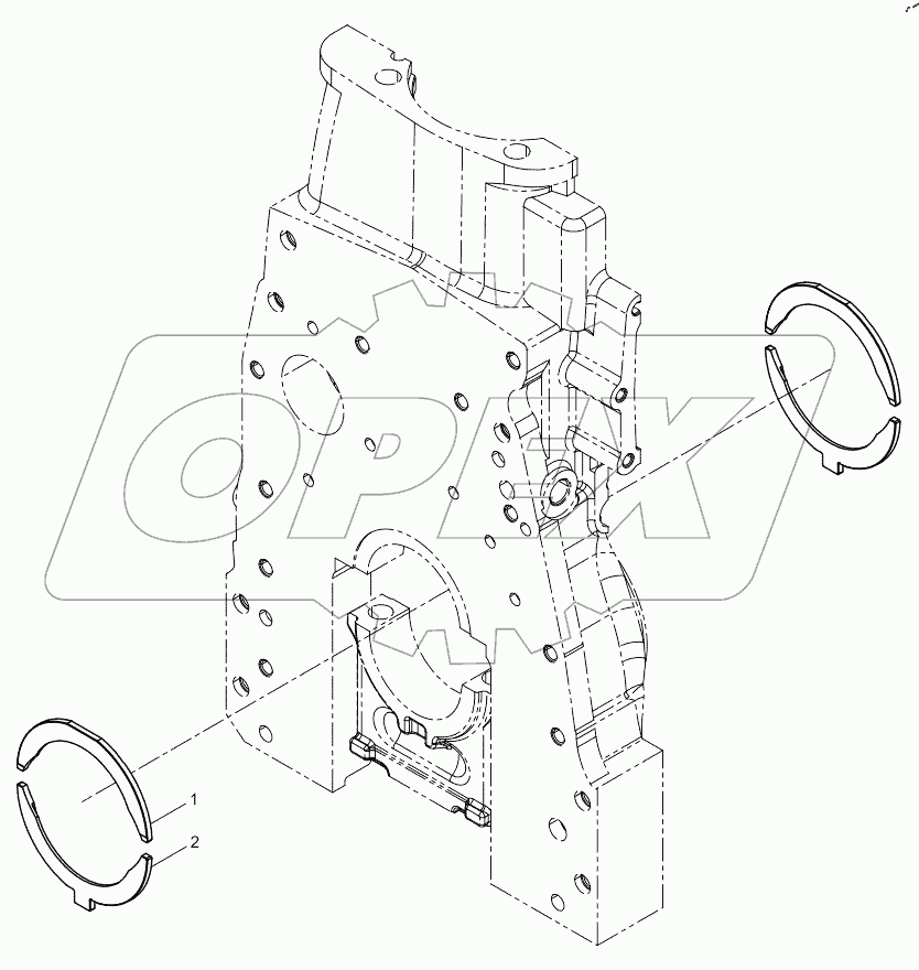  Thrust plate set