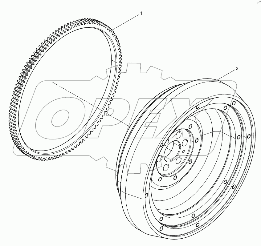  Flywheel combination