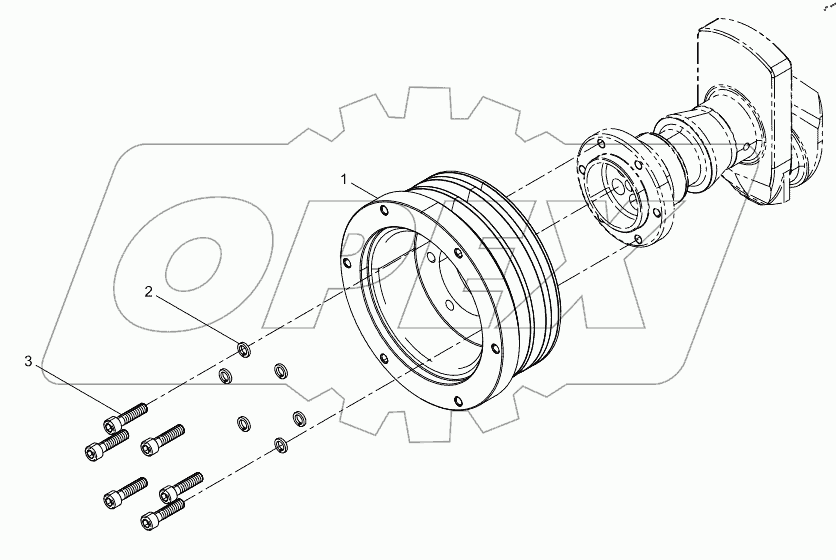  Crankshaft belt pulley assembly