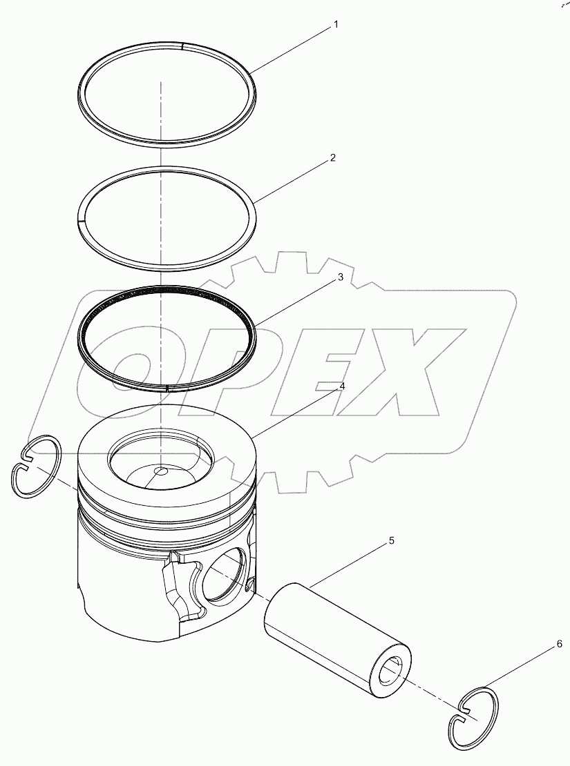  Piston and connecting rod  group