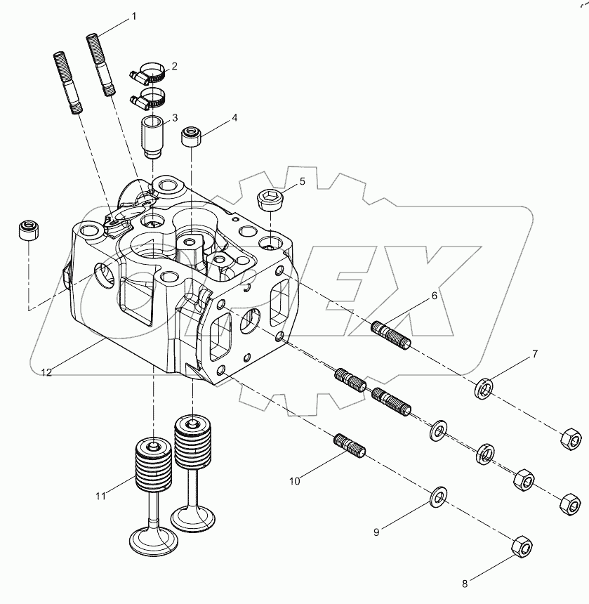  Cylinder head subassebly