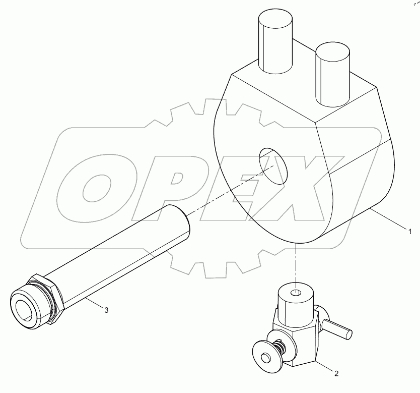  Oil cooler prepared 6m26