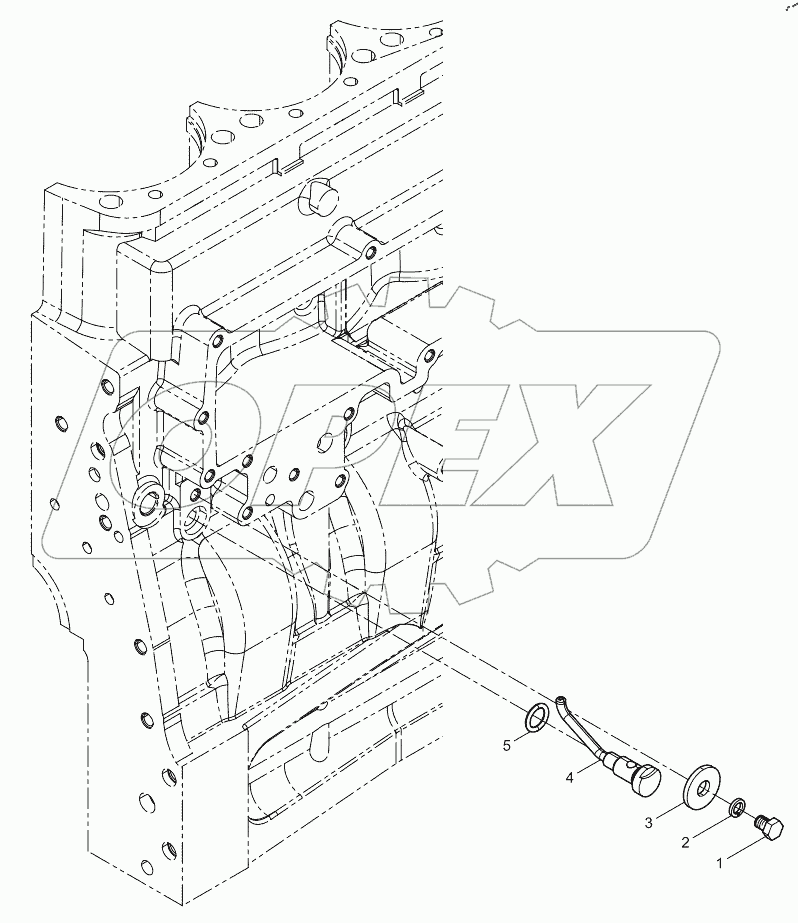  Piston cooling nozzle