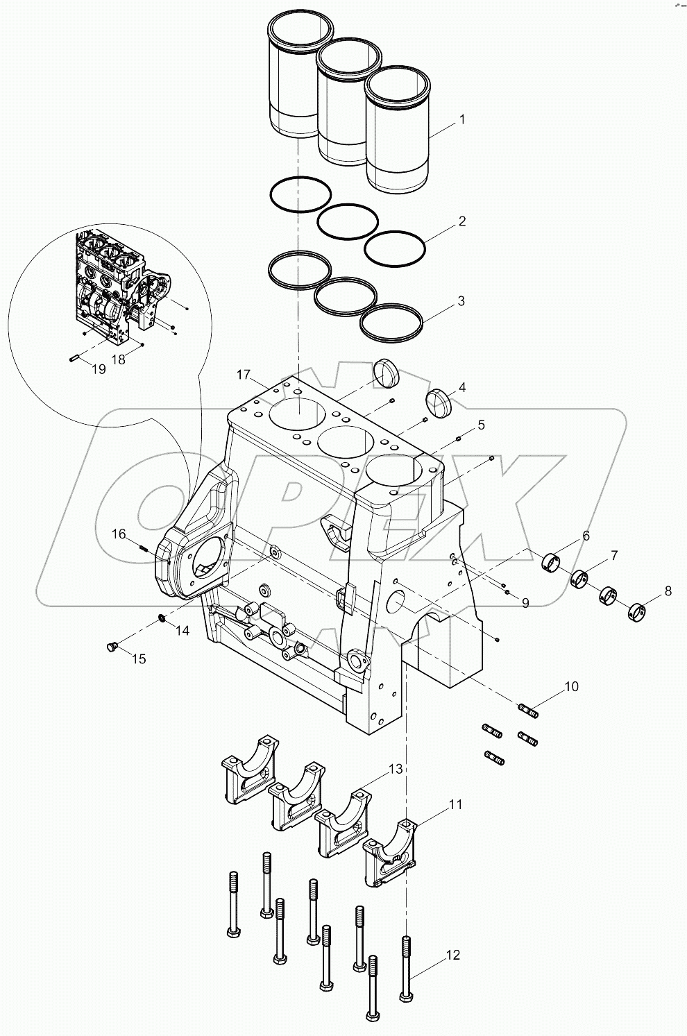  Crankcase assembly