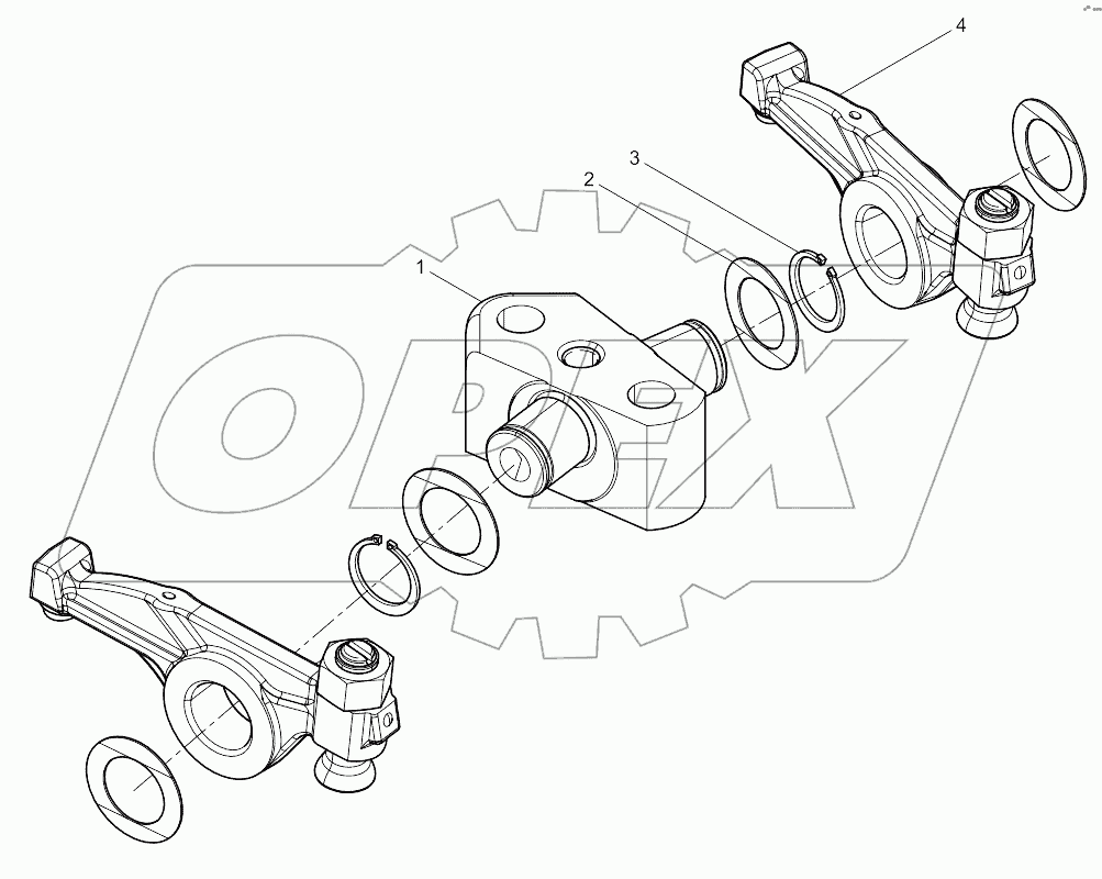  Rocker Arm Bracket Assembly