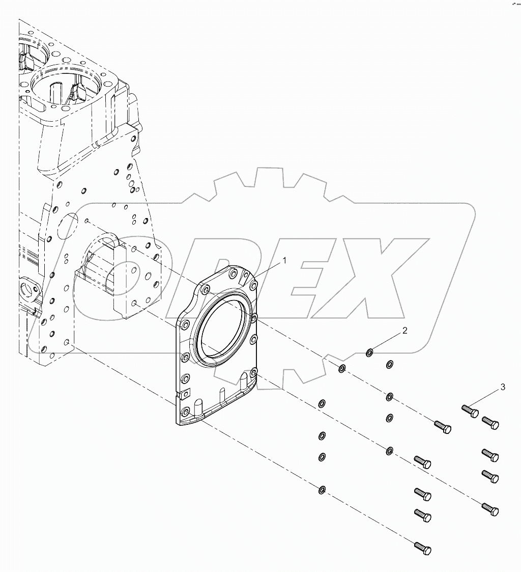  Rear Oil Seal Cover Assembly