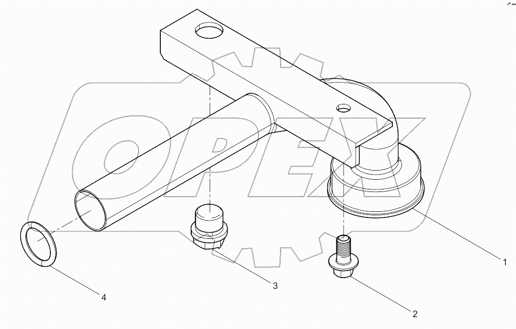  Oil Inlet Pipe Assembly